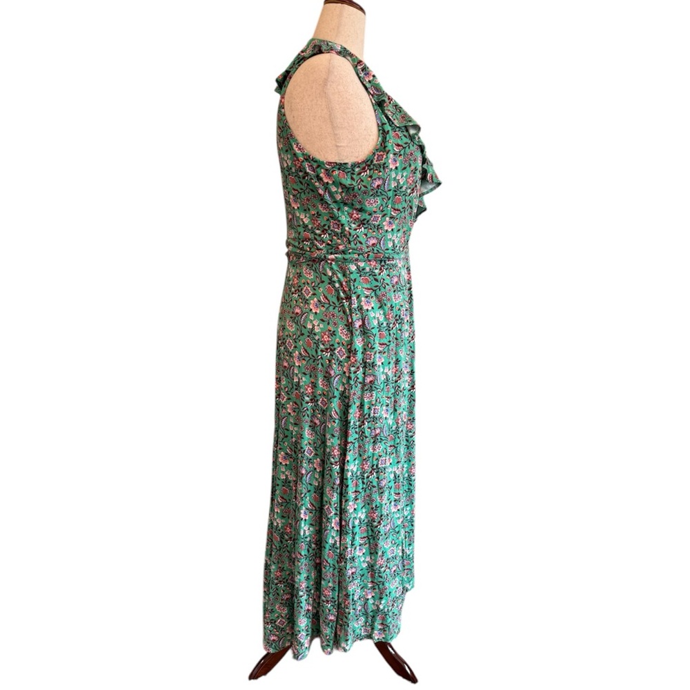 Green Boden Saskia Jersey Wrap Dress 20 - Picture 7 of 15